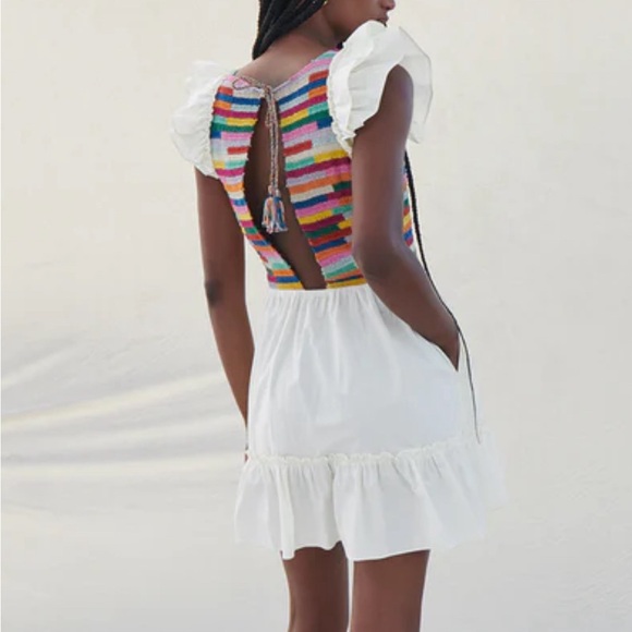 Saylor Leonara Rainbow Mini Dress in Medium - Picture 8 of 13